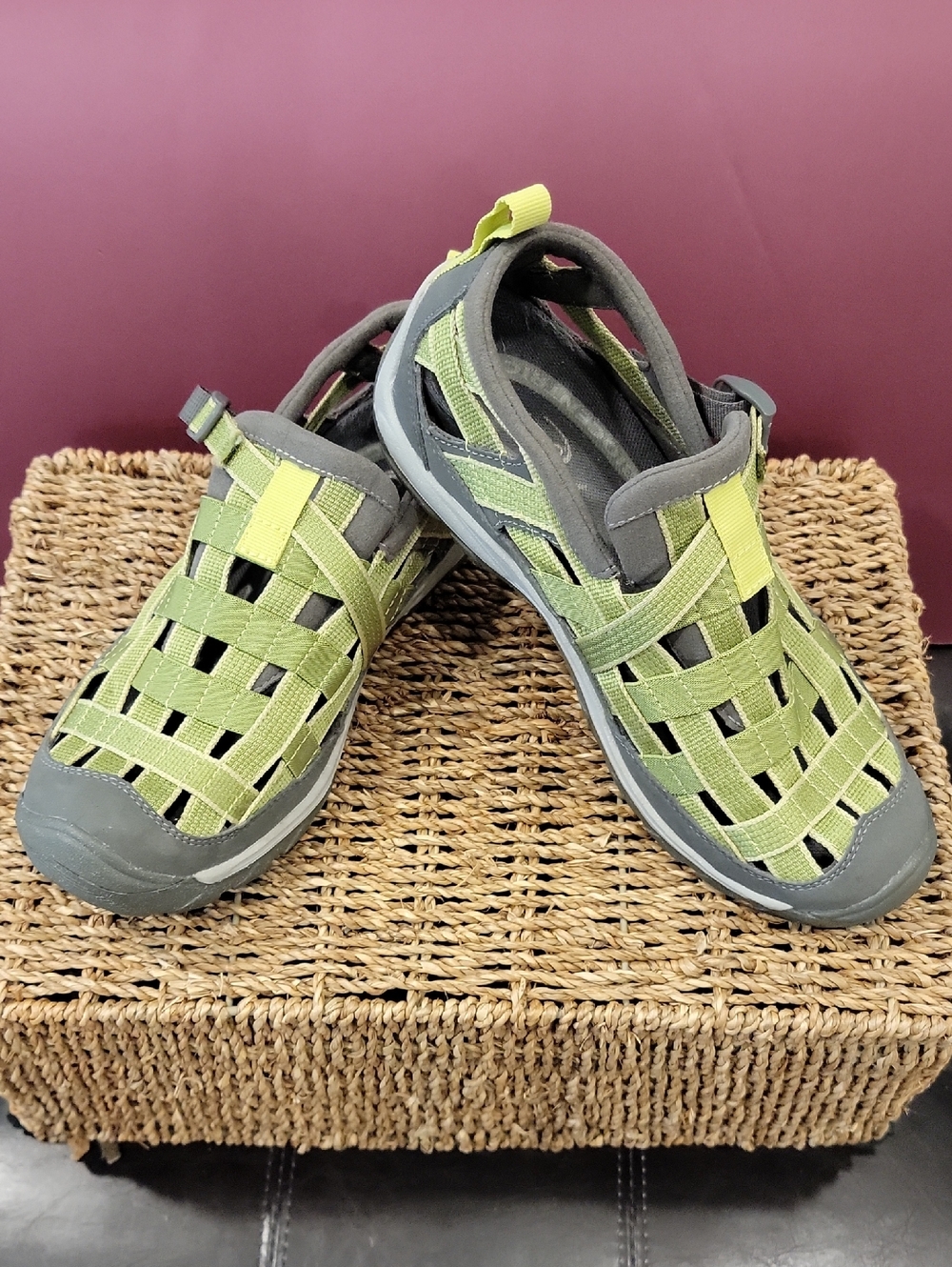 Chaco Paradox Sandals Pesto Green Womens 7.5